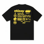 Stussy Pigment Dyed DNA Tee - Black