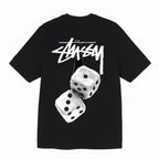 Stussy Fuzzy Dice Tee - Black