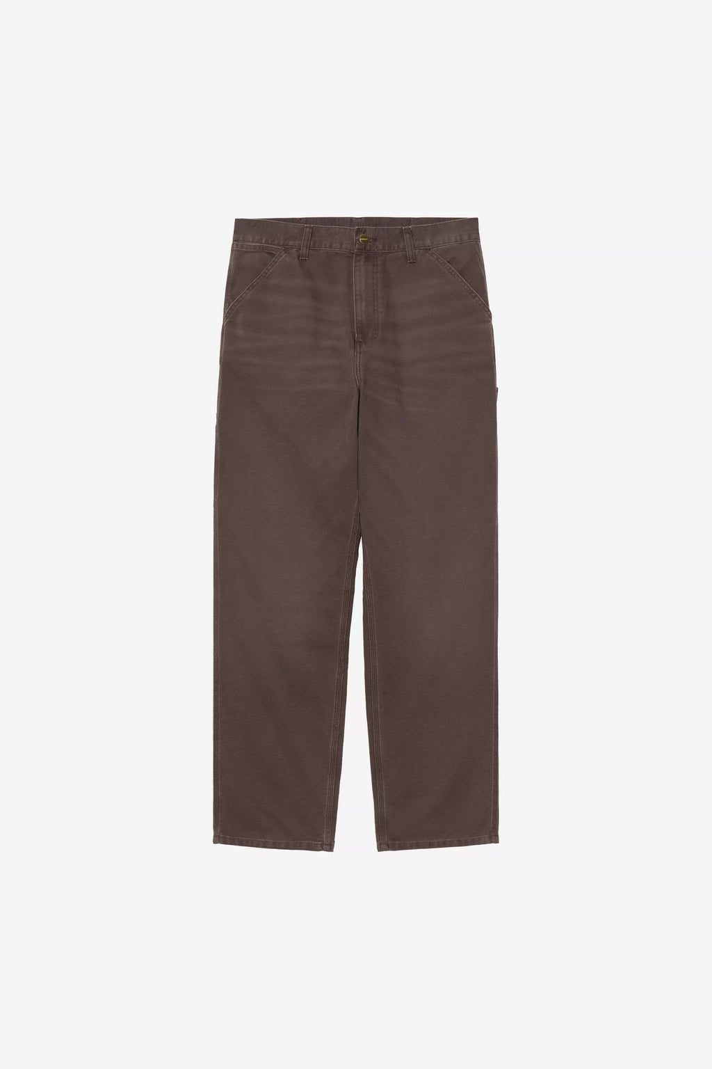 Carhartt WIP Dearborn canvas single knee pants — Tobacco Stone