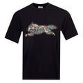 ICECREAM Camo “Running Dog” Woodland T-shirt - Black
