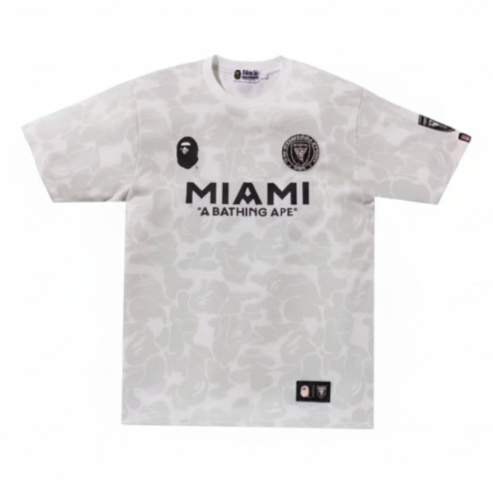 BAPE x Inter Miami CF Camo Tee ‘White’