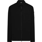 C.P. Company cotton gabardine overshirt — Black