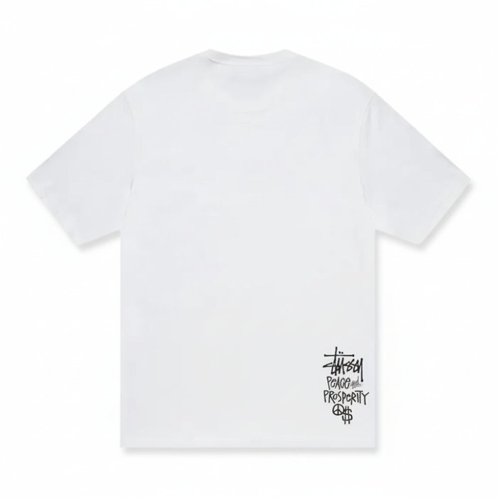 Stussy Peace & Prosperity Tee- White