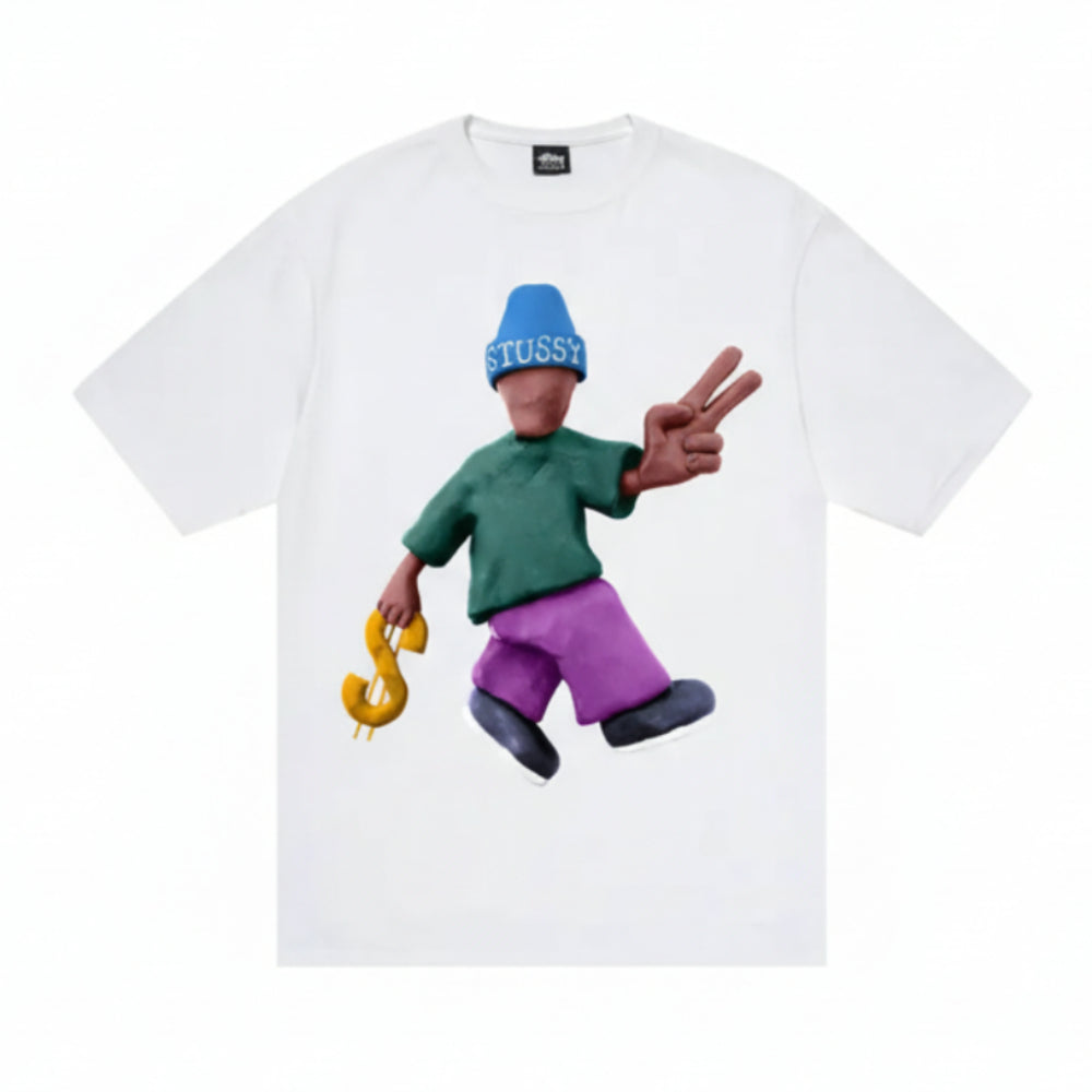 Stussy Peace & Prosperity Tee- White