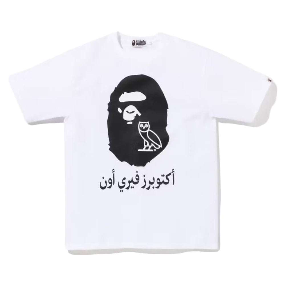 The BAPE x OVO ‘White Black’