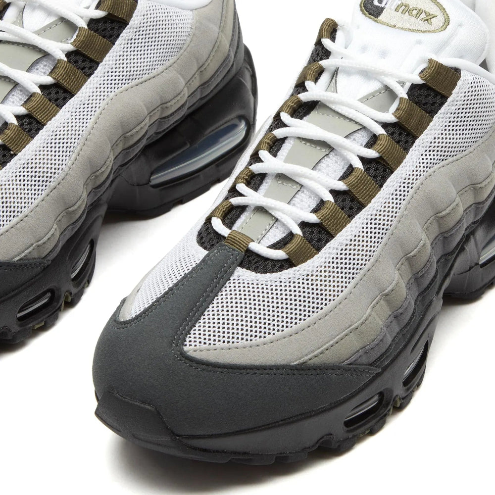 NIKE AIR MAX 95 BIG BUBBLE SNEAKER Black, Medium Olive & Light Graphite