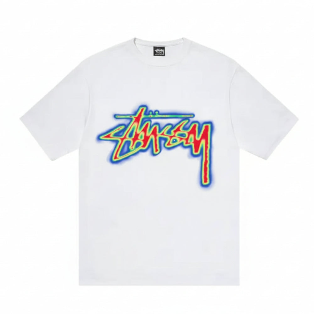 Stussy Thermal Stock Tee - White