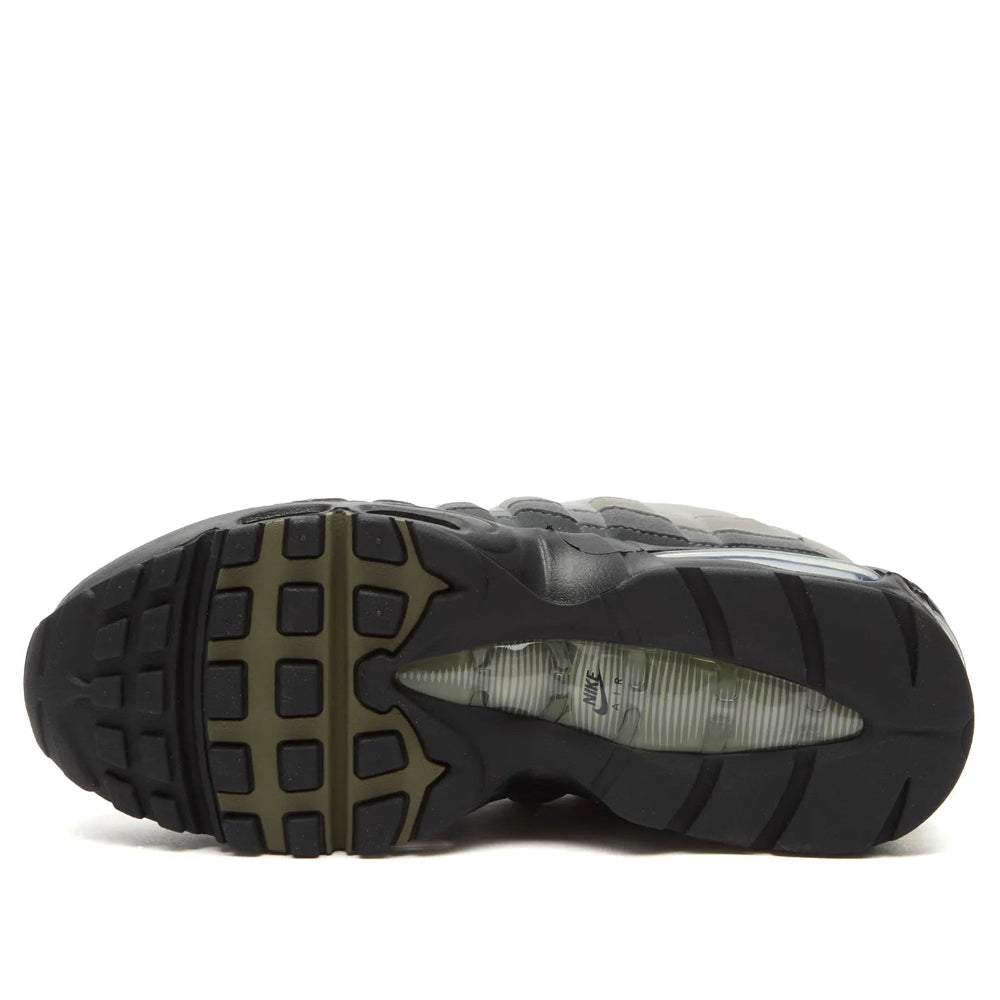NIKE AIR MAX 95 BIG BUBBLE SNEAKER Black, Medium Olive & Light Graphite