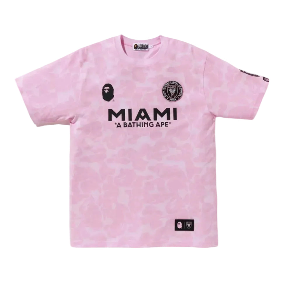 BAPE x Inter Miami CF Camo Tee ‘Pink’