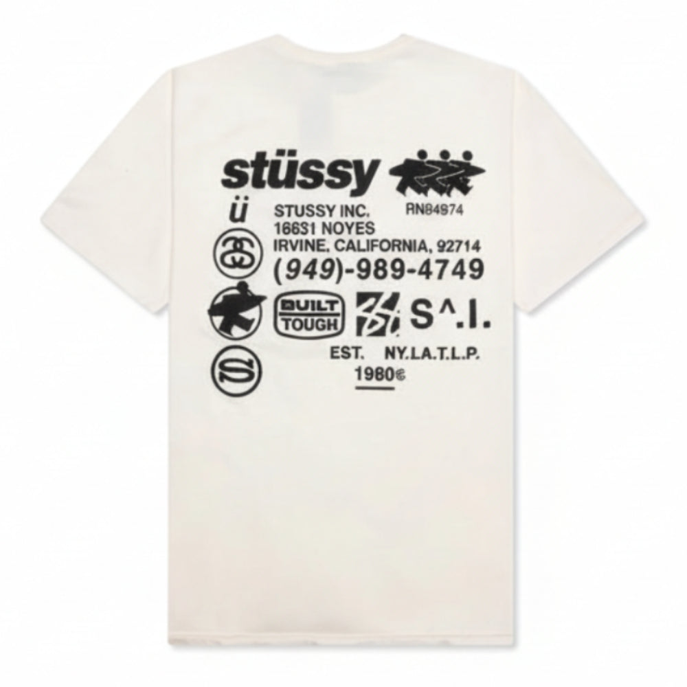 Stussy Pigment Dyed DNA Tee - Natural
