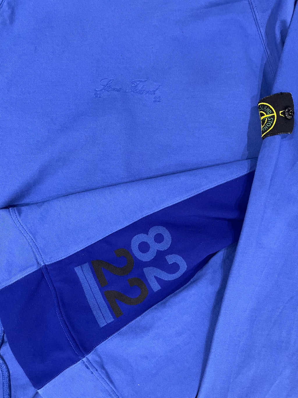 Stone Island 40th Anniversary Crewneck Sweathsirt - Blue
