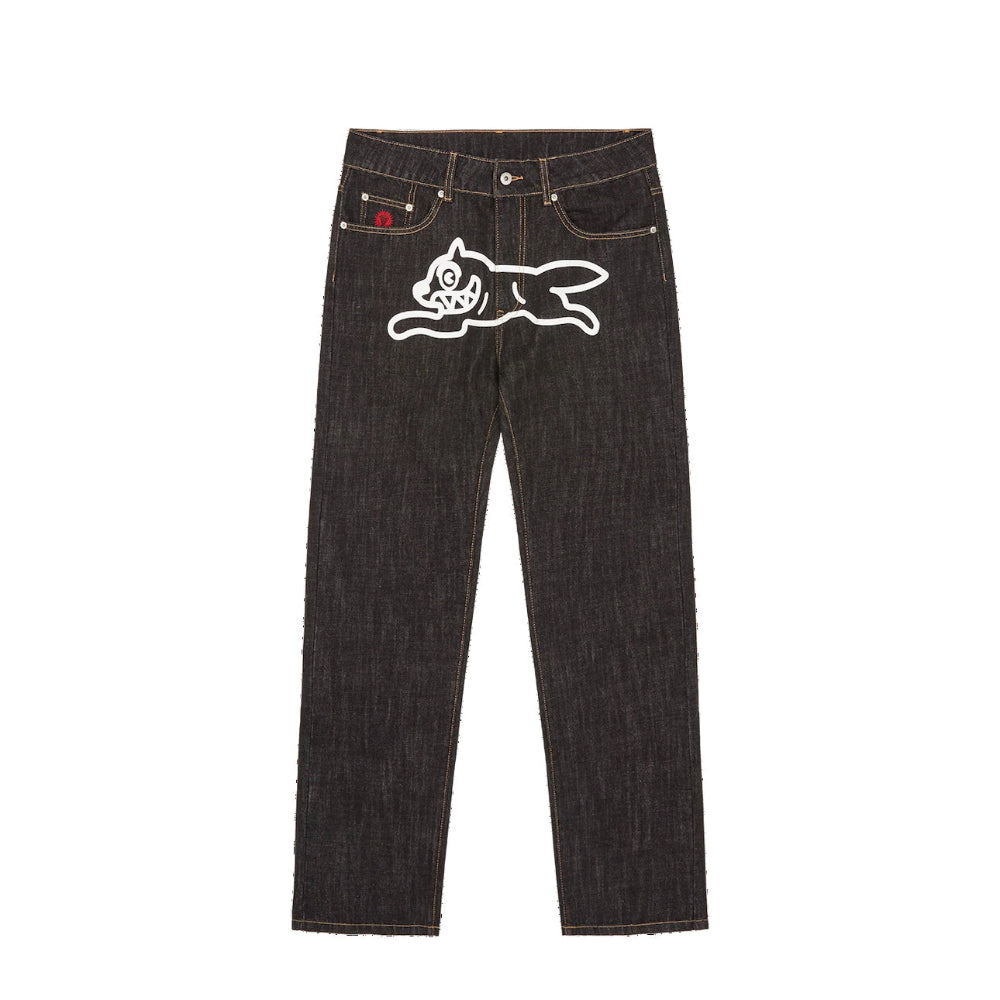 Ice Cream “Running Dog” Denim Jean - Black